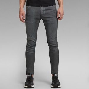 G STAR ELWOOD 5620 3D SKINNY COATED JEAN